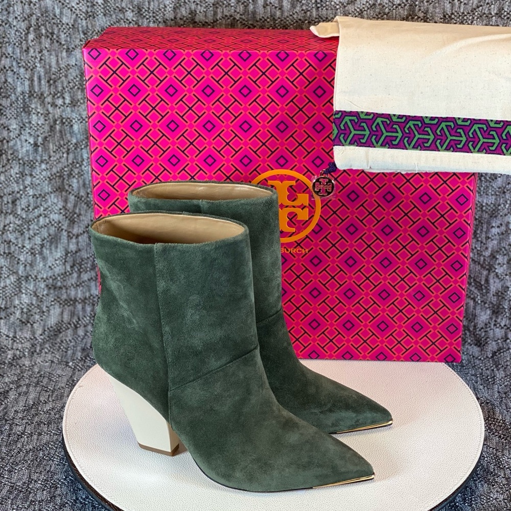 Tory Burch Lila 90mm Ankle Booties Heeled Boots  7